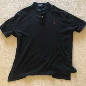 Polo Ralph Lauren Black polo short sleeve shirt size L